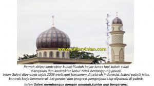 Kontraktor kubah masjid tembaga banjarmasin